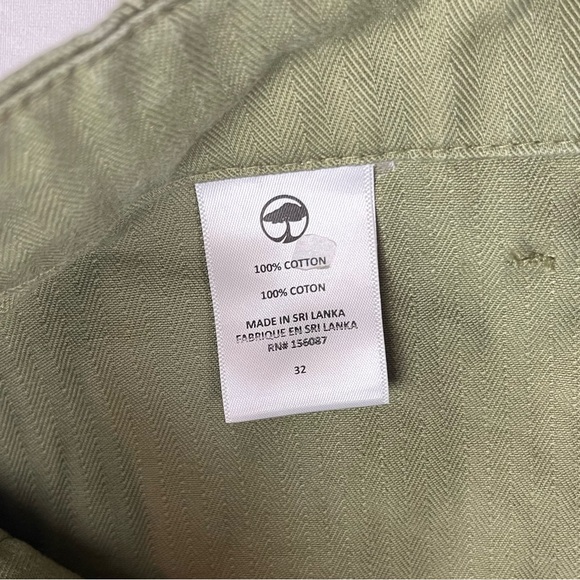 Arborwear Mens Pants 32 x 29 Herringbone Twill Green Straight Leg Utility A6 - Picture 4 of 13